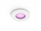 Preview: Philips Hue White & Color Ambiance 1er Xamento Einbauspot in weiß IP44 - geeignet für Badezimmer