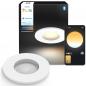 Preview: Philips Hue White Ambiance LED Einbauleuchte Adore in Weiß Bluetooth & ZigBee IP44 Bad geeignet