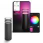 Preview: Philips Hue Lucca LED Sockelleuchte für Außenbereich White & Color Ambiance 1100lm IP44