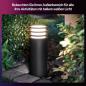 Preview: Philips Hue Lucca LED Sockelleuchte für Außenbereich White & Color Ambiance 1100lm IP44