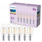 Preview: 6er Set Philips LED Kerzenlampe B35 E14 4W 470lm 2700K Klar – wie 40 Watt