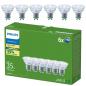 Preview: 6er Set  Philips UltraEfficient LED GU10 Spot 6er-Pack 2,3W wie 35W 36° 2700K Warmweiß – energieeffiziente Spotbeleuchtung