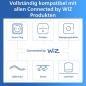 Preview: Philips WiZ Smart Dial Switch – Kabelloser Drehschalter mit Dimmfunktion, USB-aufladbar, Weiß