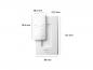 Preview: Philips WiZ Smart Dimmer Switch – Kabelloser Dimmschalter mit 8 Tasten, 4 Lichtszenen, Weiß
