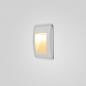 Preview: EVN LED Wandeinbauleucht für innen & außen grau IP65 1W 3000K warmweißes Licht zur Treppenbeleuchtung