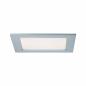 Preview: Paulmann 92080 Quality Einbauleuchte Set Panel eckig LED 12W 2700K 165x165mm Chr m