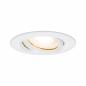 Preview: Paulmann 92897 Einbauleuchte Set Nova Plus IP65 schwenkbar LED 1x 7W GU10 Weiß
