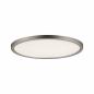 Preview: Paulmann 92935 Einbauleuchte Set Panel Areo rund dim IP44 12W 3000K 180mm Nickel