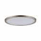 Preview: Paulmann 92946 Einbauleuchte Set Panel Areo rund IP23 LED 12W 3000K 180mm Nickel matt