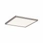 Preview: Paulmann 92952 Einbauleuchte Set Panel Areo eckig IP23 LED 12W 3000K 180x180mm Nickel