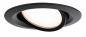 Preview: Paulmann 93080 LED Einbauleuchte Nova Plus Coin Basisset modern schwenkbar rund 84mm 50° Coin 6W dimmbar warmweiß Schwarz matt