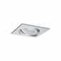 Preview: Paulmann 93456 Einbauleuchte Set Nova Coin eckig schwenkbar LED 3x6.5W 2700K Alu