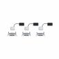 Preview: Paulmann 93462 Einbauleuchte Set Nova Coin rund starr LED 3x6.5W 2700K Alu