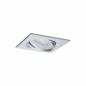 Preview: Paulmann 93492 Einbauleuchte Set Nova Coin 3-stepdim eck schw LED 3x6.5W 2700K Alu