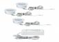 Preview: Paulmann 93554 Möbel Einbauleuchte Set LED 3x4.5W /350mA 65mm Weiß/Metall