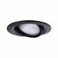Preview: Paulmann 94471 EBL Nova Coin rund schwenkbar LED 3x6,5W 2700K 230V Schwarz matt/Alu