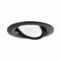 Preview: Paulmann 94471 EBL Nova Coin rund schwenkbar LED 3x6,5W 2700K 230V Schwarz matt/Alu