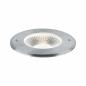 Preview: Paulmann 94748 LED Bodeneinbauleuchte Vanea modern seewasserresistent staubdicht 1m unter Wasser geschützt rund 100mm warmweiß 3,5W Aluminium