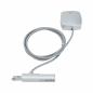 Preview: Paulmann 95416 Urail Einspeise Kabel Chrom matt max. 1000W 2000mm 230V