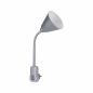 Preview: Paulmann 95429 AS Steckerl Junus E14 grau Flexarm - Assistance-Leuchte