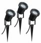 Preview: 3er-Set LED Special Line Garden Gartenspots Erdspießleuchten Paulmann 98897