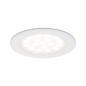 Preview: Paulmann 99921 Möbel Einbauleuchte Set rund LED 2x2.5W 230/12V 3000K Weiß/Alu
