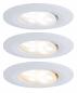 Preview: Paulmann 99935 Einbauleuchte Set Calla IP65 3step color rd schw LED 3x550lm tunable white 5.5W Weiß