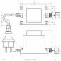 Preview: EVN Konventioneller Trafo für IP44-Stecksystem, 12V/AC ABT060
