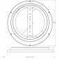 Preview: EVN LED Anbauleuchte mit niedriger Aufbauhöhe ALR300140
