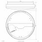 Preview: EVN LED Anbaupanel mit Notstrommodul AP27180125EM