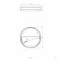 Preview: EVN LED Anbaupanel mit einstellbarer Farbtemperatur AP27250125