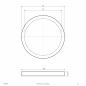 Preview: EVN LED Anbaupanel, DALI APDR400125