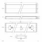 Preview: EVN APS1500125 LED Deckenanbaupanel rechteckig 1500x164 mm 21–37W 3000/4000K IP40