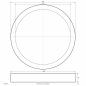 Preview: EVN LED Anbaupanel, schaltbar APSR300125