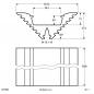 Preview: EVN Aluminium Trapez-Profil (massiv) für LED-Strips APTR200