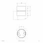 Preview: EVN Decken- und Wand Anbauleuchte, IP20 AS200901D2W