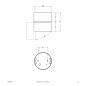 Preview: EVN Decken- und Wand Anbauleuchte, IP20 AS200909D2W