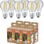 Preview: 6er Sparset OSRAM E27 SUPERSTAR+ CLASSIC besonders effiziente LED Lampe dimmbar 4,3W wie 60W 2700K warmweißes Licht