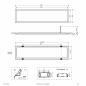 Preview: EVN LED Einbaupanel für Rasterdecken BPDU12410125