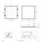 Preview: EVN LED Einbaupanel für Rasterdecken BPSU600125