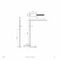 Preview: EVN Büro Stehleuchte, up/down (Drehdimmer) BSL500140