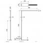 Preview: EVN Büro Stehleuchte, up/down (Drehdimmer) BSL501440