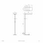 Preview: EVN Büro Stehleuchte, up/down (Touchdimmer) BSL803140S