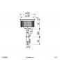 Preview: EVN COB LED-Einsatz mit AMP-Stecker C513500627