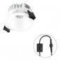 Preview: EVN C54N06010125 LED Deckeneinbauleuchte REFLECTO 6W 3000K/4000K/5700K 531lm weiß rund IP54 dimmbar Einbaudurchmesser 68mm