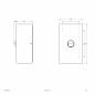 Preview: EVN 2-flammige LED-Wandleuchte, halbrund, IP65 C65152502RES