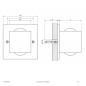 Preview: EVN LED Innenwandleuchte 2-flammig Aluminiumkorpus 3000K warmweißes Licht nach oben und unten gerichtet Up and Down
