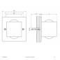 Preview: EVN LED Innenwandleuchte 2-flammig Aluminiumkorpus 3000K warmweißes Licht nach oben und unten gerichtet Up and Down