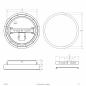 Preview: EVN LED Anbauleuchte mit einstellbarer Farbtemperatur D54250125