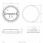 Preview: EVN LED Anbauleuchte mit einstellbarer Farbtemperatur D54300125